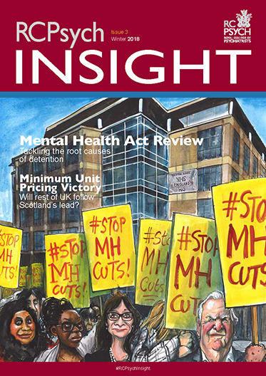 Cover of RCPsych Insight, Winter 2018