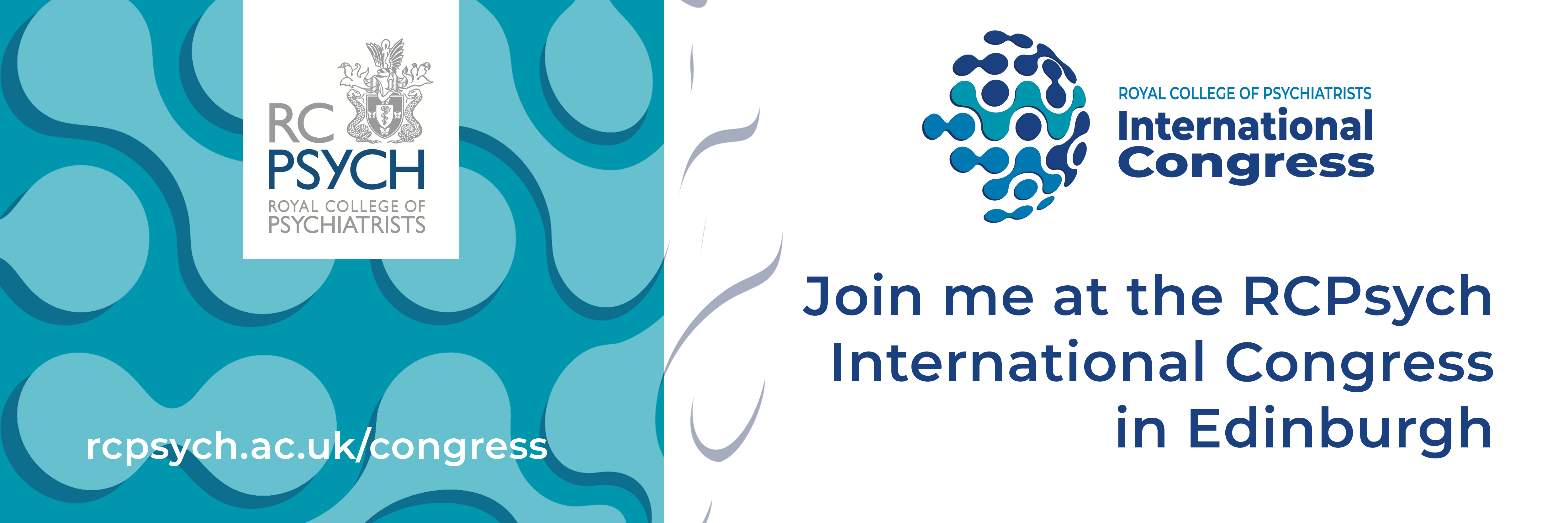 RCPsych International Congress 2024 email banner