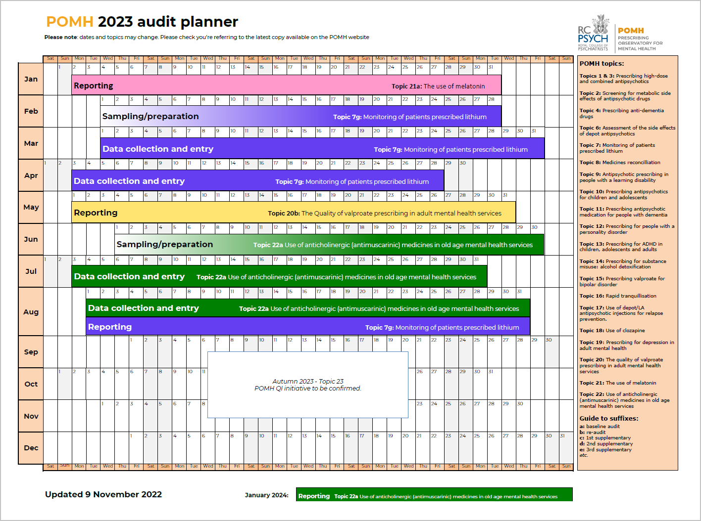 2023 planner picture