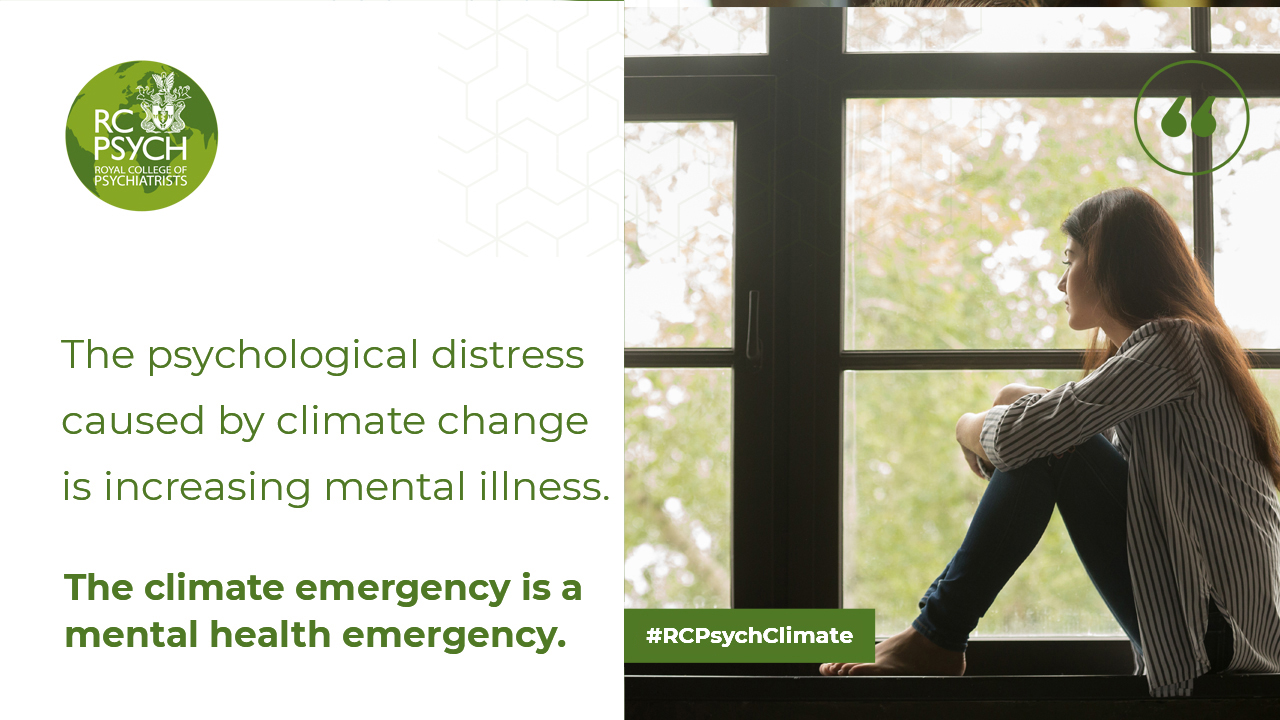 Psychological distress caused by climate change is increasing mental illness