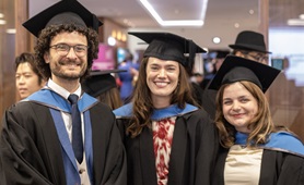 New Members Ceremony March 26 - Eleanor Breen O'Byrne, Yousef Mottaghi-Taromsari and Abigail Runicles