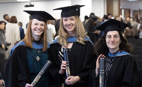 New Members Ceremony March 26 - Harriet Agnew, Aikaterini Dima and Jessica Dorr