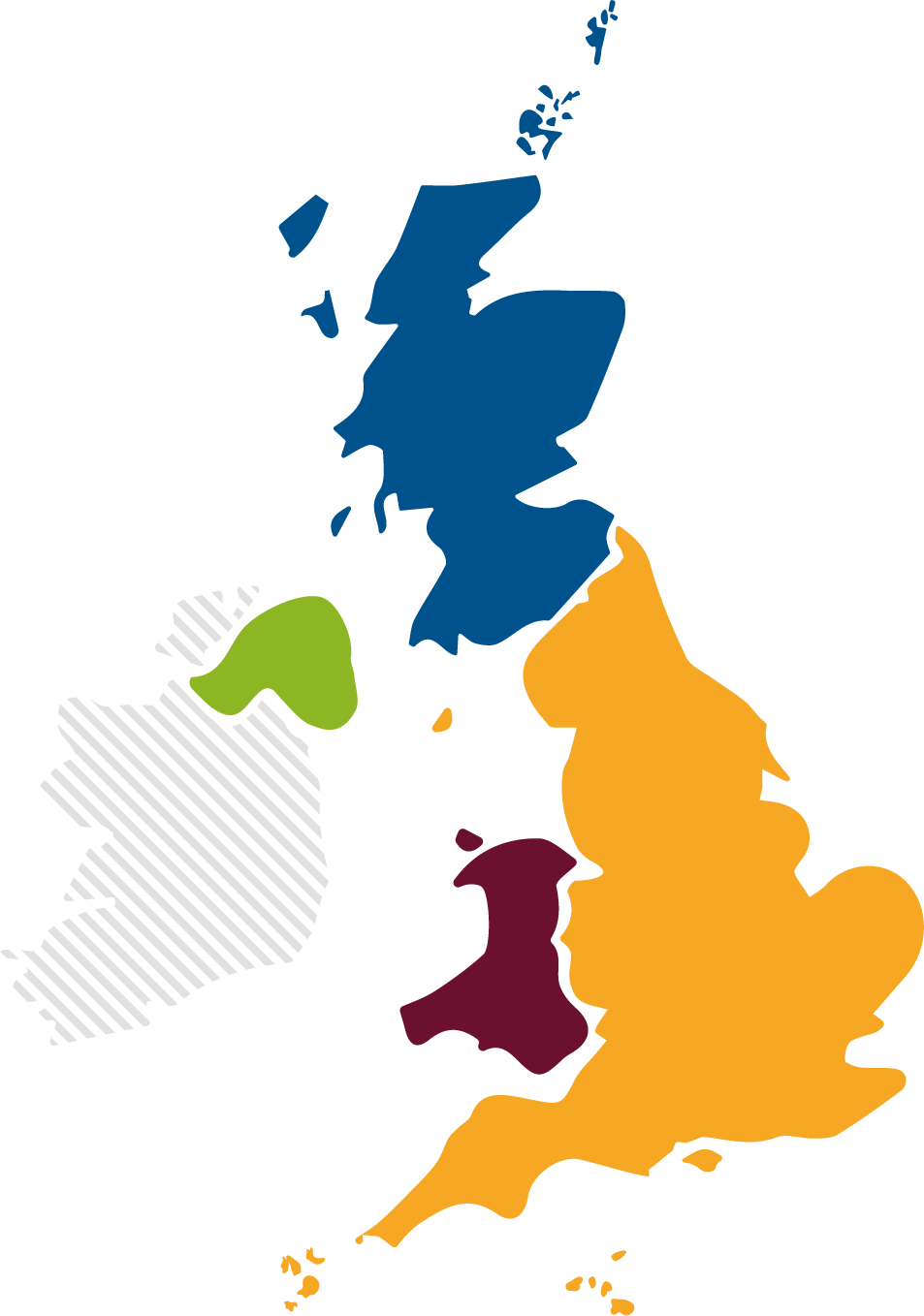 Devolved Nations map