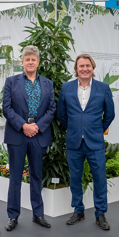 David and Adrian at Chelsea Flower Show
