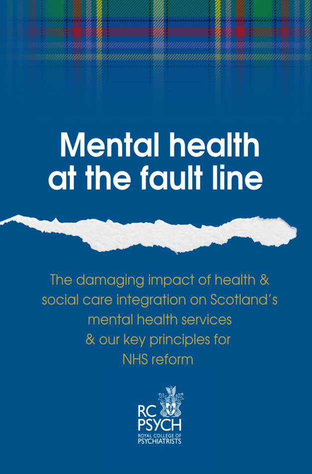 Mental health at the fault line cover