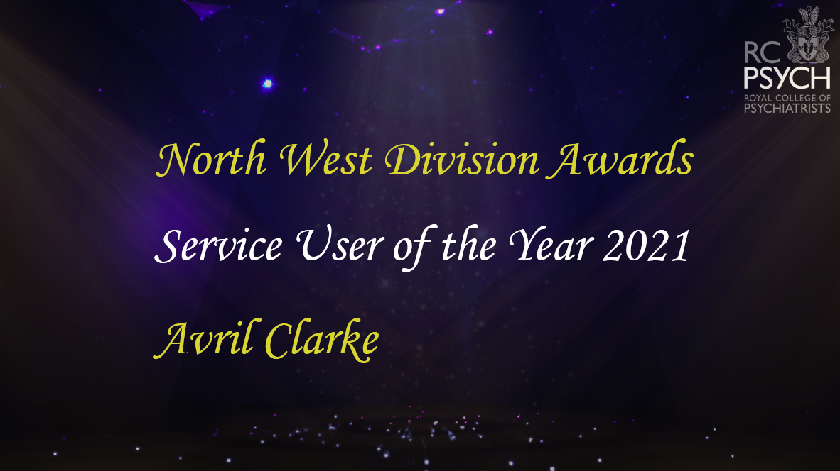 Avril Clarke Service User of the Year
