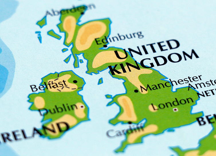 UK map